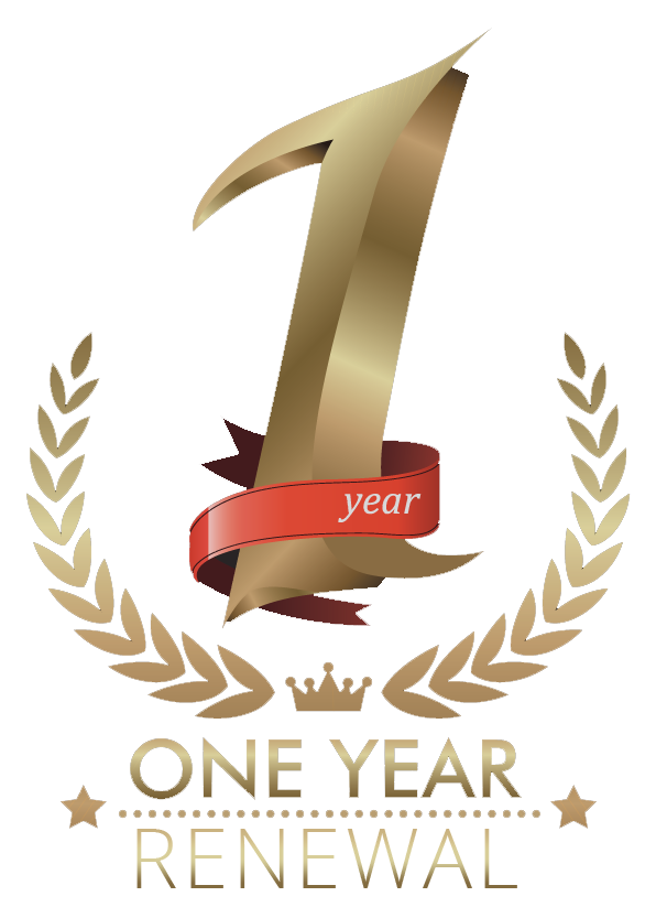 1 year renewal